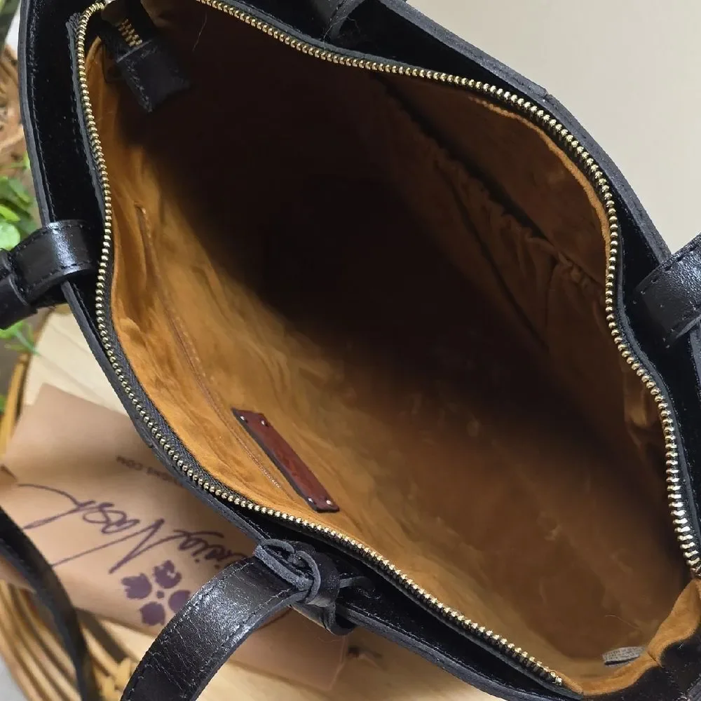 Patricia Nash Color Block Leather Tote – NEW WITH TAGS - Picture 12 of 15